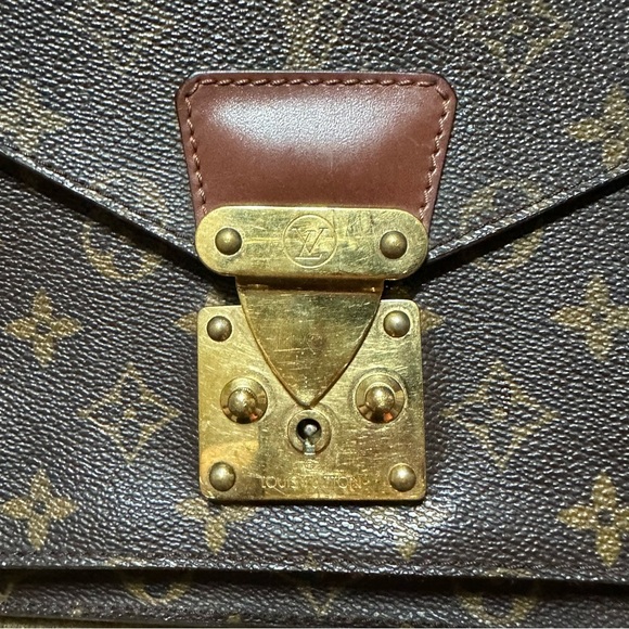 Louis Vuitton Authentic Monceau Travel Bag Monogram Canvas Cross Body Bag - Picture 12 of 12